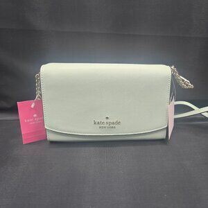 Kate Spade Staci Small Flap Crossbody WLR00632 Crystal Blue